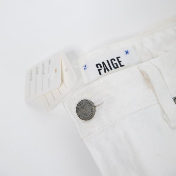 PAIGE | White Skyline Ankle Peg Jeans (Size 30) - Picture 5 of 8